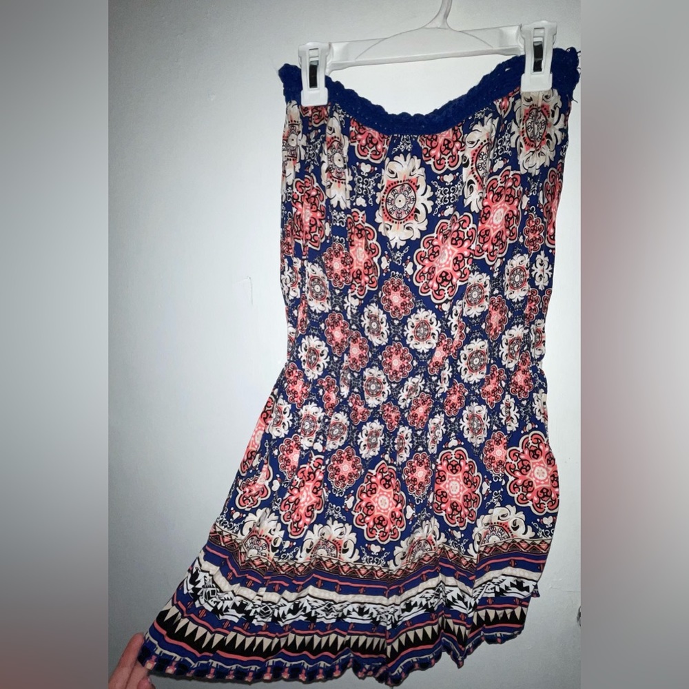 Strapless Romper